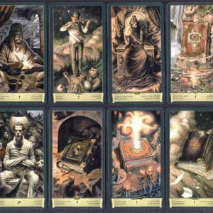 Dark Grimoire Tarot Sample Cards