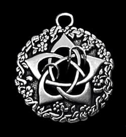 goddess pentacle pendant