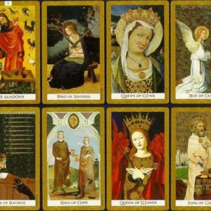 golden tarot sample cards