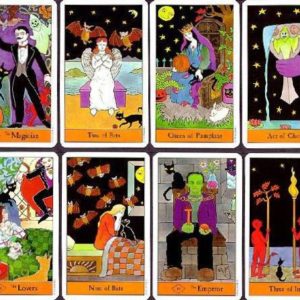 halloween tarot sample cards