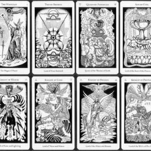 hermetic tarot sample cards