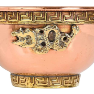 Dragon Copper Offering Bowl 3"