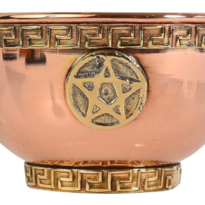 Pentacle Copper Offering Bowl 3"