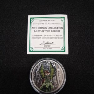 Amy Brown Silver Coin - Lady of the Forest
