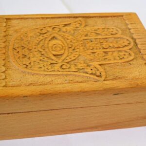B46H Hamsa Wooden Box