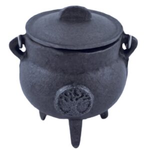 3″ Tree of Life Cast Iron Cauldron